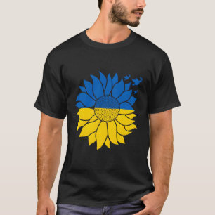 Camiseta Paz En Ucrania Por Bandera Ucraniana