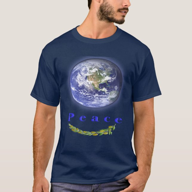 Camiseta Paz en una Tierra (Anverso)