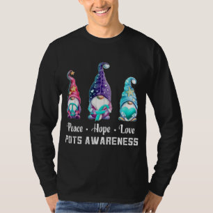 Camiseta Paz Esperanza Amor Gnomes Conciencia de POTS