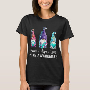 Camiseta Paz Esperanza Amor Gnomes Conciencia de POTS