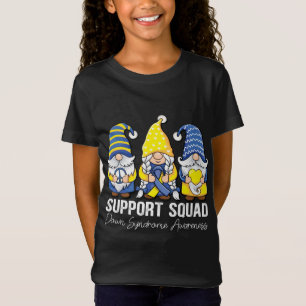 Camiseta Paz esperanza Amor gnomos apoyo síndrome de Down C