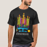 Camiseta Paz Felicidad Risas Familia Hanukkah Chanukah<br><div class="desc">Paz Felicidad Risas Familia Hanukkah Chanukah Menorah 1</div>