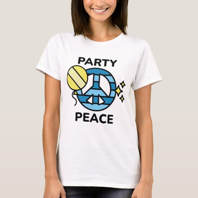 Camiseta Paz fiesta (Anverso)