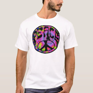 Camiseta Paz - fondo teñido lazo