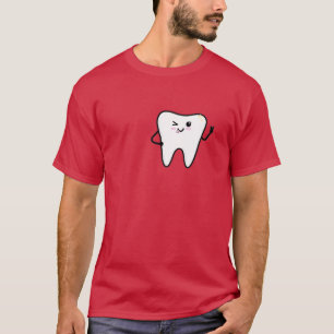 Camiseta paz fuera lindo diente