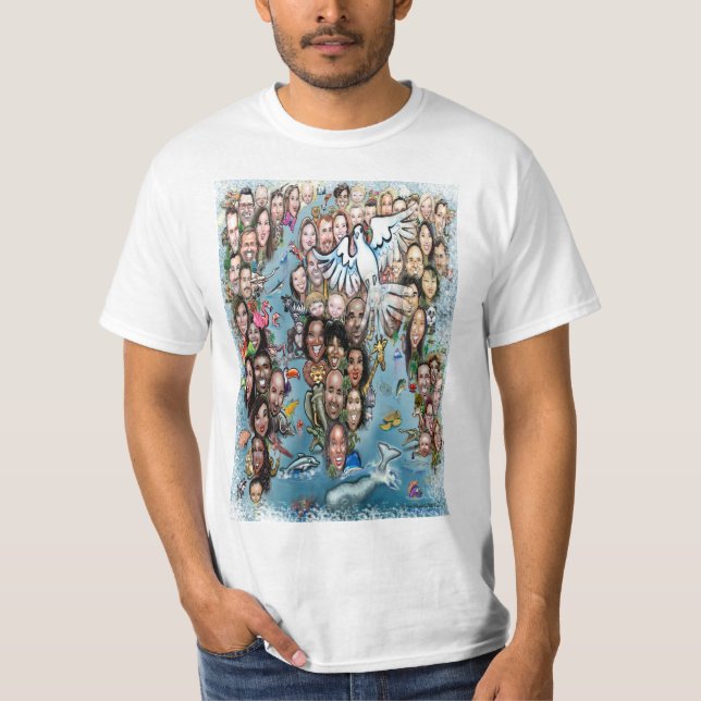 Camiseta Paz global (Anverso)