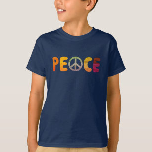 Camiseta Paz, Hippie Retro Vibes Juventud