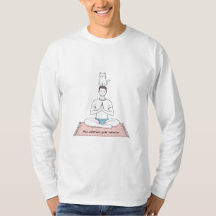 Camiseta Paz Interior, Gato Exterior