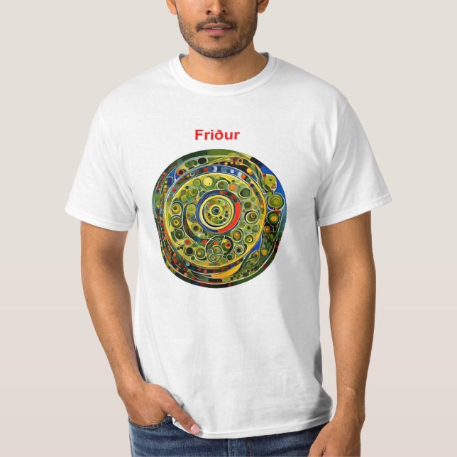 Camiseta Paz - Islandés (Anverso)