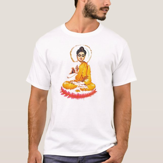 CAMISETA PAZ MEDITATING DE BUDA QUE SE SIENTA (Anverso)