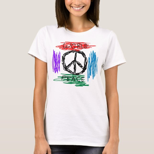 Camiseta paz mundial (Anverso)
