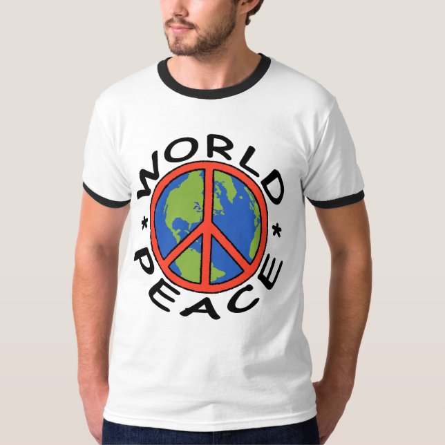 Camiseta Paz Mundial (Anverso)