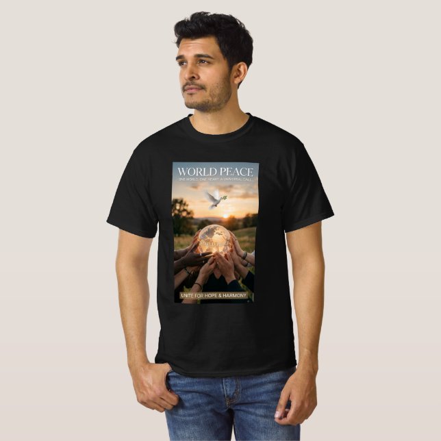 Camiseta Paz Mundial (Anverso completo)