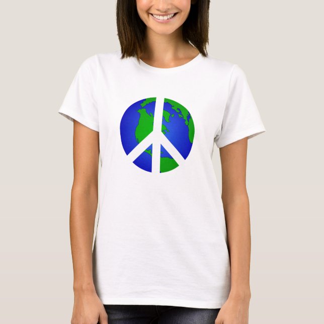 Camiseta Paz Mundial (Anverso)