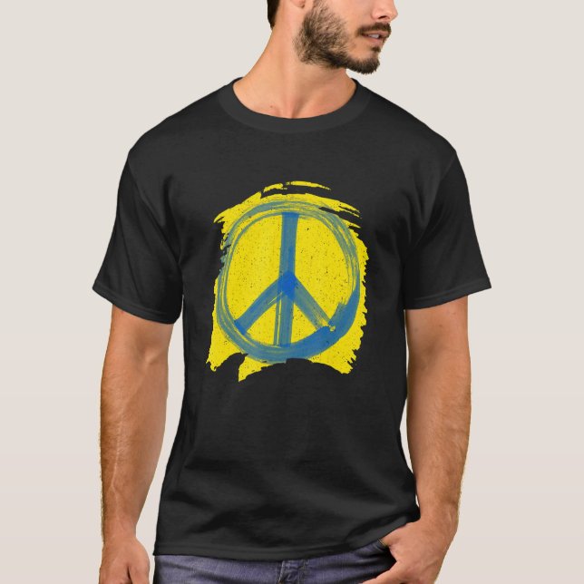 Camiseta Paz No Guerra Paint B (Anverso)