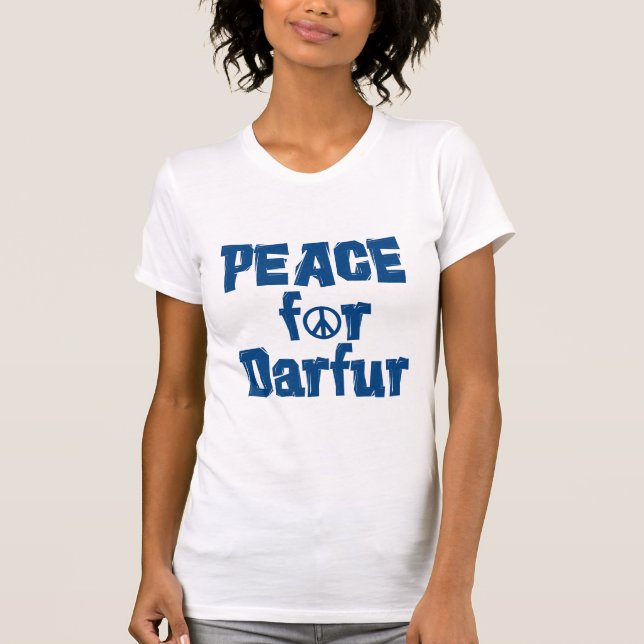 Camiseta Paz para Darfur 2 (Anverso)