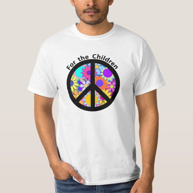 Camiseta Paz para los niños (Anverso)
