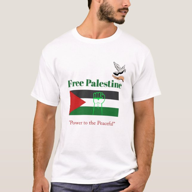 Camiseta Paz para Palestina - Camiseta-Activista (Anverso)