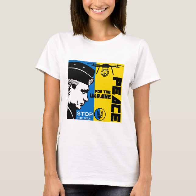 Camiseta Paz Para Ucrania (Anverso)