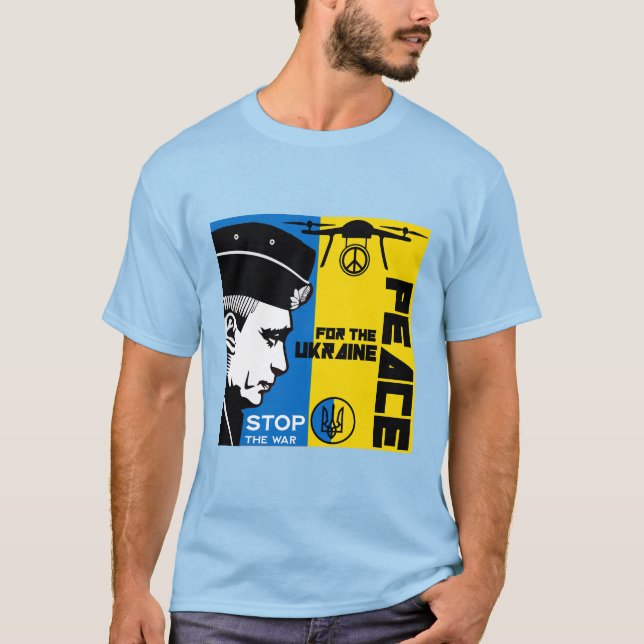 Camiseta Paz Para Ucrania (Anverso)