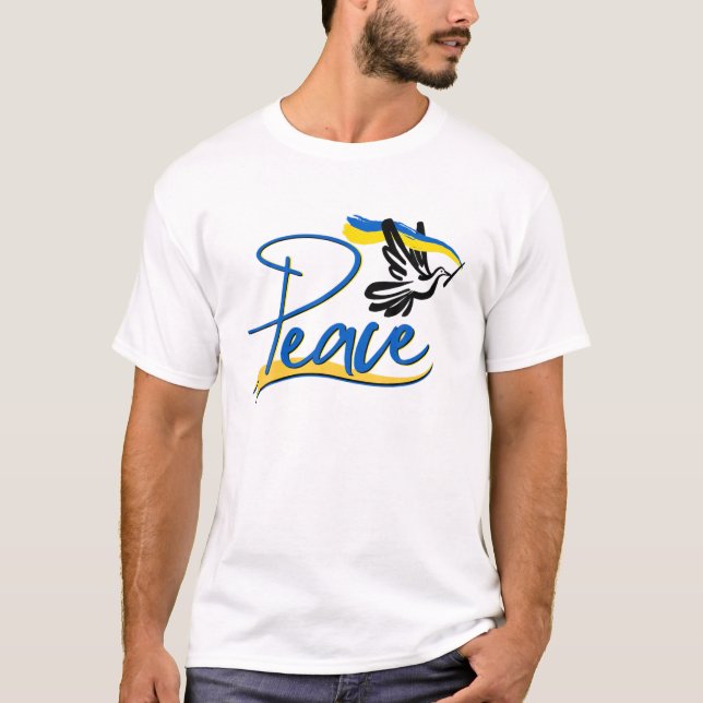 Camiseta Paz para Ucrania (Anverso)