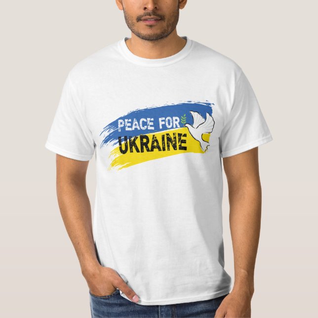 Camiseta Paz para Ucrania (Anverso)