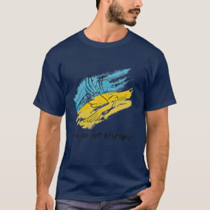 Camiseta Paz para Ucrania Solidaridad Paz Corazón de Ucran