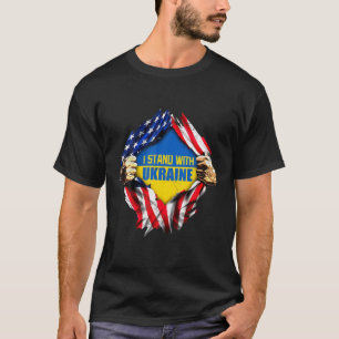 Camiseta Paz Para Ucrania Solidaridad Paz Corazón Ucraniano