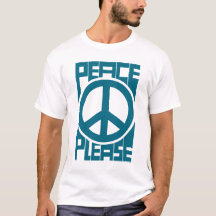 Paz Por Favor Letra Azul