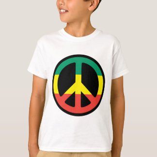 Camiseta paz rasta