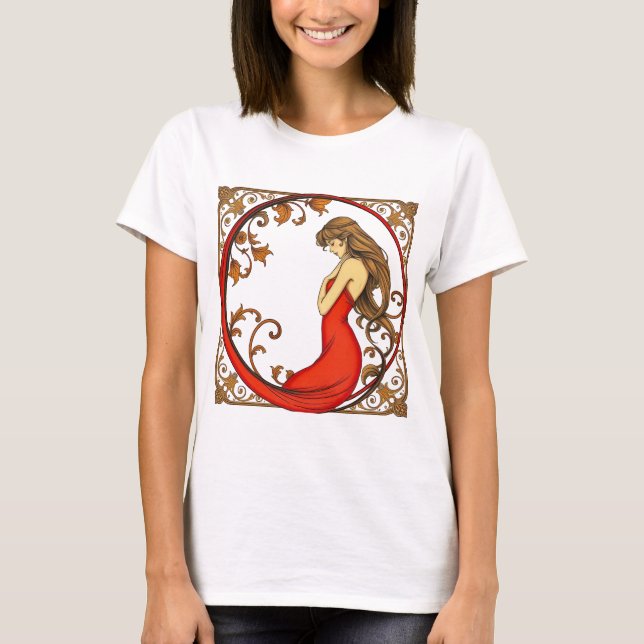 Camiseta Paz (rojo) (Anverso)