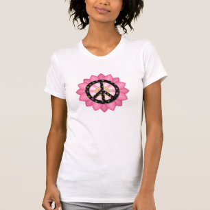Camiseta Paz rosada