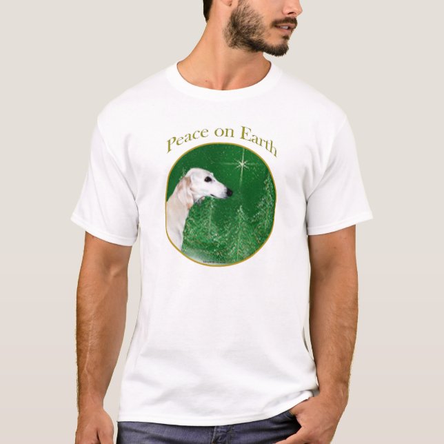 Camiseta Paz Saluki (Anverso)