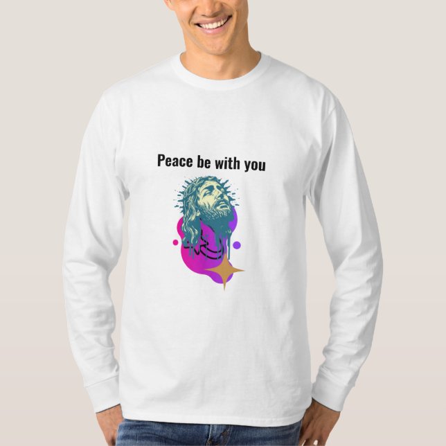 Camiseta Paz sea contigo (Anverso)