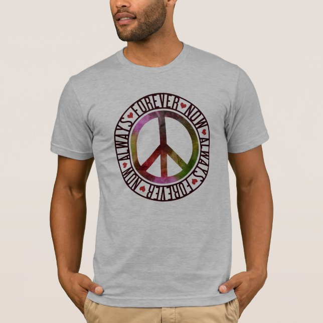 Camiseta Paz Siempre Por Siempre (Anverso)
