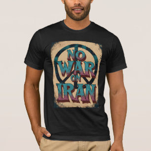 Camiseta Paz "sin guerra contra Irán"