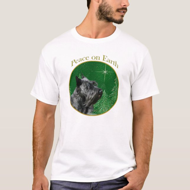 Camiseta Paz Terrier de Escocia (Anverso)