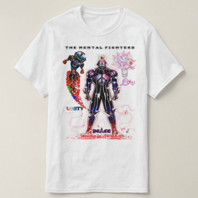 CAMISETA PAZ UNIDAD Y AMOR (Diseño del anverso)