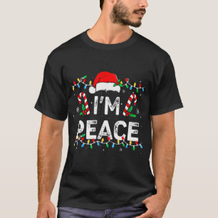 Camiseta Paz, vengo en paz, pareja que coincide con Cristo 