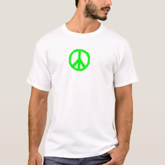 Camiseta PAZ - verde lima