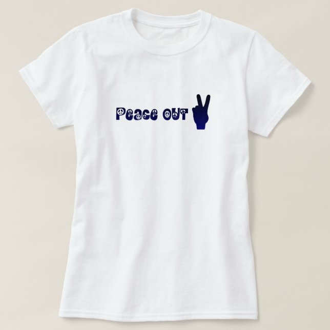 Camiseta Paz Vintage (Diseño del anverso)