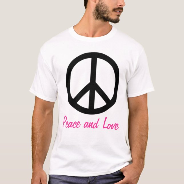 CAMISETA PAZ Y AMOR (Anverso)