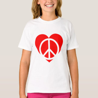 Camiseta Paz y Amor