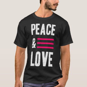 Camiseta Paz y amor