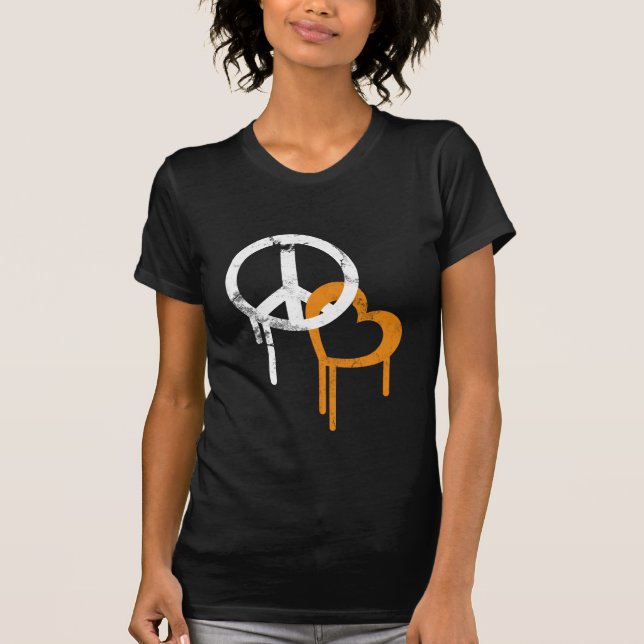 Camiseta Paz y amor (Anverso)