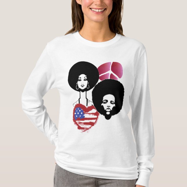 Camiseta paz y amor (Anverso)