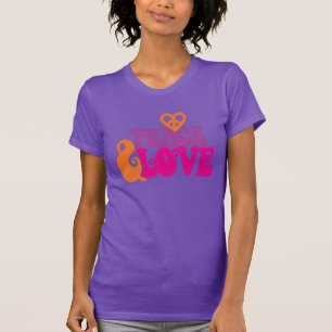 CAMISETA PAZ Y AMOR