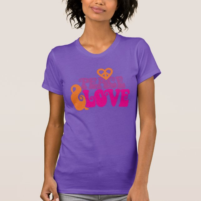 CAMISETA PAZ Y AMOR (Anverso)