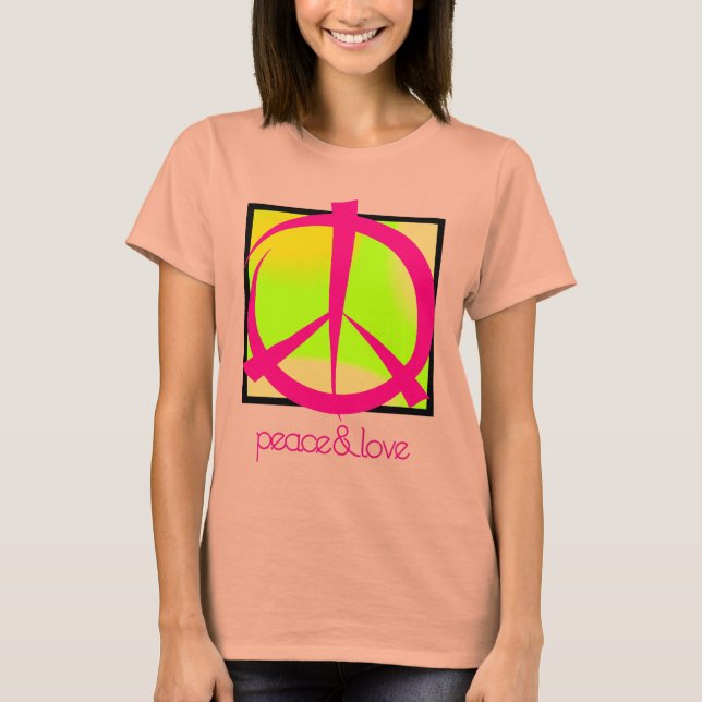 Camiseta paz y amor Tee (Anverso)