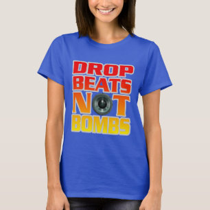Camiseta Paz y Música Suelta Ritmos No Bombas